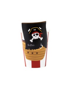 CF.8 BICCHIERI SAGOMATI PIRATES CC.250