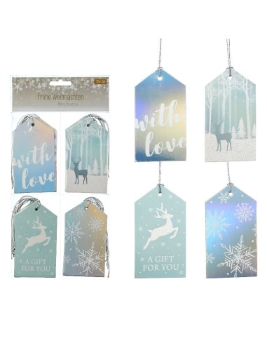 PRESENT TAGS CHRISTMAS SET 20 11X6