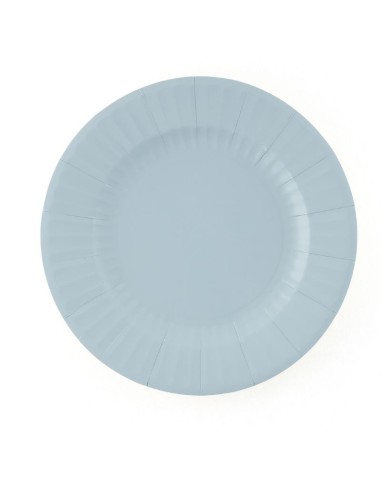 CF.8 PIATTI ROUND CM.27 BLU FIORDALISO