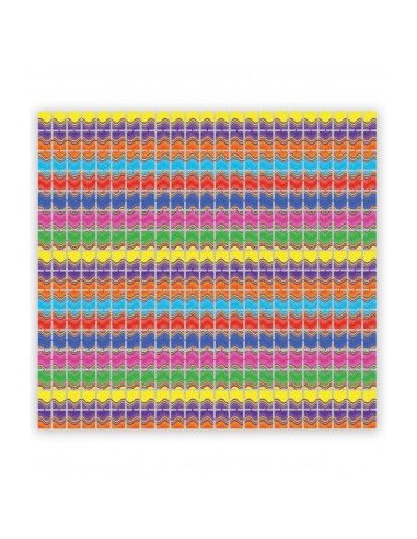 FOIL BACKDROP MULTICOLOR ONDE COL FASHI100CMX200 CM