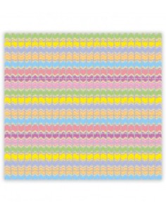 FOIL BACKDROP  MULTICOLOR ONDE COLORIMACARON 100X200 CM