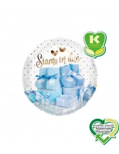 18"SIAMO IN DUE K-GREEN CELESTE