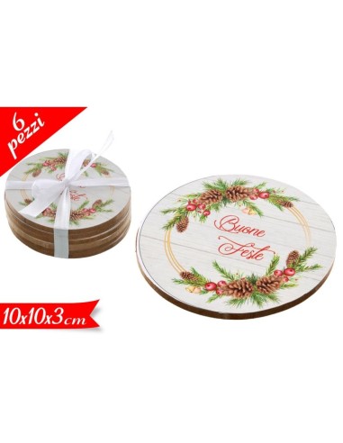 CF.6 SOTTOBICCHIERI 10X10X3