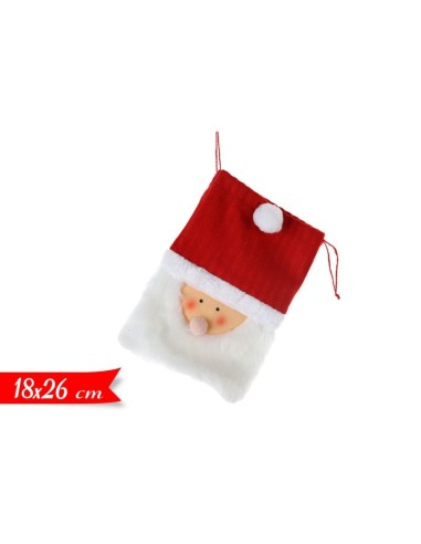 SACCHETTO BABBO NATALE 18X26