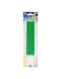 CANDELINA MATITE VERDE FLUORESCENTE PZ12