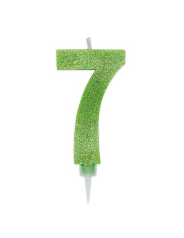 CANDELA SWEET VERDE MELA GLITTER NUM 7
