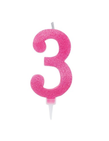 CANDELA SWEET FUXIA GLITTER N 3