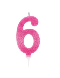 CANDELA SWEET FUXIA GLITTER N 6