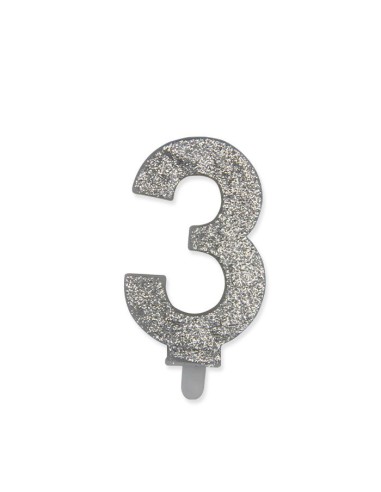 NUM 3 CERA SWEETY ARGENO GLITTER