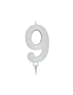 NUMERO 9 CERA SWEET BIANCO GLITTER