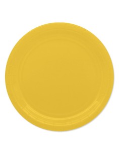 PIATTI ECOCOLOR CM 24 GIALLI CF 25