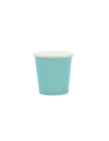 BICCHIERI ECOCOLOR CC 80 ACQUA MAR CF 25
