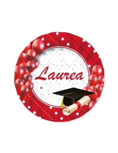 8 PIATTI CM 25 LAUREA PRESTIGE