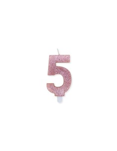 NUMERO CERA SWEETY ROSE GOLD GLITTER N.5