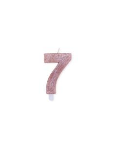 NUMERO CERA SWEETY ROSE GOLD GLITTER N.7
