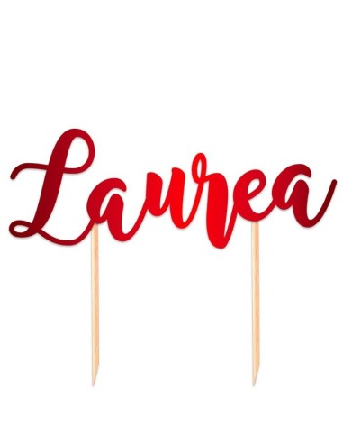 CAKE TOPPER 20X13 LAUREA