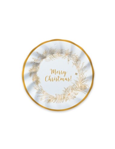 CF.8 PIATTI CM 20 CHRISTMAS GOLD