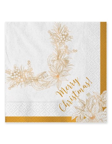 CF.20 TOVAGLIOLI 33X33 CHRISTMAS GOLD