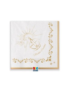 20 TOVAGLIOLI 25X25 CRESIMA GOLD