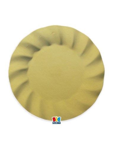 6 PIATTI CM 30 WAVY MATT GOLD