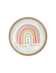PLATE 8 PZ BOHO RAINBOW CM 22,2