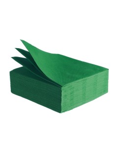 TOVAGLIOLO 2 VELI CM.33X33 VERDE CF.50