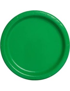 PIATTO 18 CM VERDE BIO 25 PZ