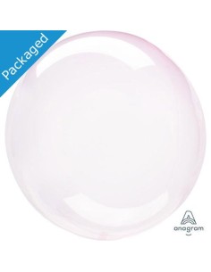 CLEARZ CRYSTAL LIGHT PINK FOIL BALLOONS40