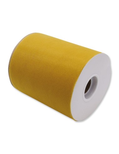 ROTOLO TULLE H.CM12,5MT 100 ORO MATTO