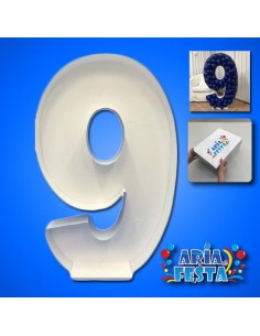 MOSAICO IN POLY NUMERO 9H 120 CM