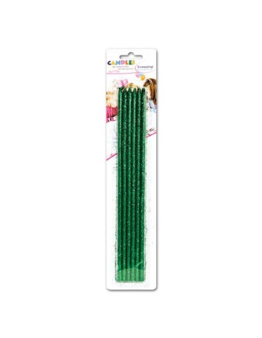 CANDELA GLITTER VERDE