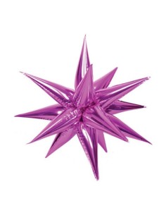 KIT MYLAR EXPLODIND STAR FUCSIA